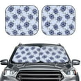 thumbnail image 2 of Haiem Turtle with Blue Stones Car Windshield Sun Shade (2 Pieces) Foldable Windshield Sun Shade Car Accessories for Truck SUV Pickup-Large, 2 of 7