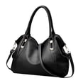 thumbnail image 3 of Bolso bandolera con cierre de cremallera para mujer, ideal para ir al trabajo, ir a la boda, ir a la playa, ir a la playa Negro, 3 of 9