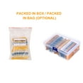 thumbnail image 2 of Yeacher 2600pcs 130 Values 1/4W 0.25W 1% Metal Film Resistors Assorted Pack Kit Set Lot Resistors Assortment Kit, 2 of 8