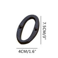 thumbnail image 2 of DefiDgd 3inch Alloy Address Number Floating House Number for Outside Door Top,Modern House Numbers,Garden Door Mailbox Decor Number with Mounting Hardware(Number0), 2 of 4