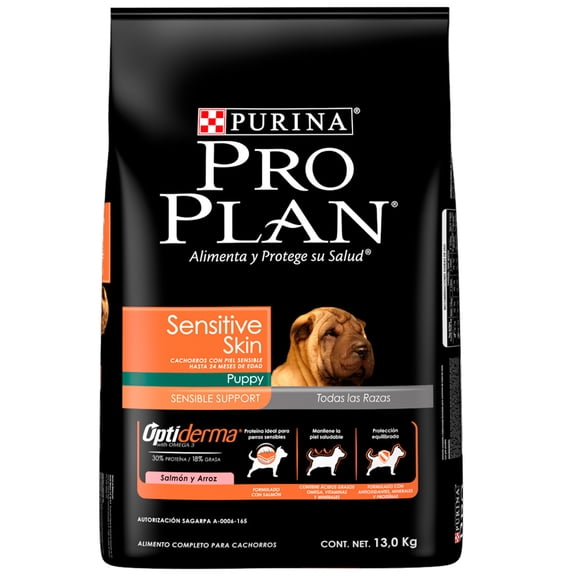 Alimento para Perro Cachorro Sensitive Skin 13 kg Purina Pro Plan