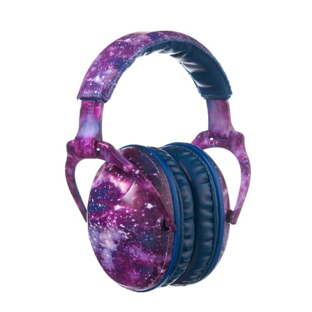 PROTEAR NRR 25dB Ear Defenders for Kids- Noise Cancelling Ear Muffs Hearing Protectors for Children,Toddler Baby Ideal for Fireworks, Concerts, Cinema（Blue,Nebula）