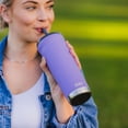 thumbnail image 2 of BUILT Torrent 24 oz Stainless Steel Insulated Tumbler Water Bottle with Straw and Lid, Lavender, 2 of 12