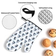 thumbnail image 3 of Naloa Skiing Penguin Funny Oven Mitts and Pot Holders 4 pcs Set, Cooking Baking Grilling Kitchen Oven Glove for Cooking, 3 of 6