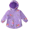 thumbnail image 2 of Toddler Girls Raincoat Waterproof Rain Jacket Pants Suit with Hooded, 2 of 6