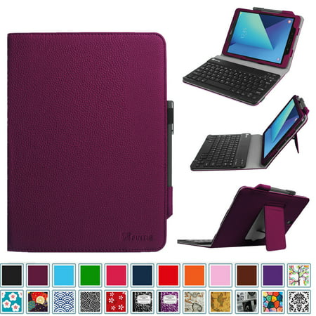 For Samsung Galaxy Tab S3 9.7 Keyboard Case - Folio stand Cover with Detachable Bluetooth Keyboard,