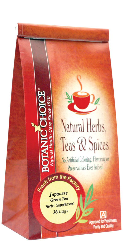 Botanic Choice Green Tea Tea Bags,36 tea bags
