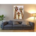 thumbnail image 3 of Epic Graffiti 'Giraffe and Flower Glasses, Trio' by Fab Funky Canvas Wall Art, 40"x54", 3 of 3