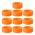 thumbnail image 2 of 10 protectores antigoteo para velas cónicas y velas. Naranja, 2 of 9