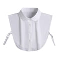 thumbnail image 1 of Camisas elegantes blancas con cuello falso para mujer, cuello falso para camisas, prendas de vestir y conjuntos, 1 of 8