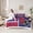 Red Blue, variant on jejeloiu American Rugby Ball 7-Piece Twin Bedding Sets,Purple Football Helmet Bedding Comforter Set For Bots Teens Reversible