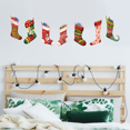thumbnail image 3 of Christmas Window Stickers Xmas Stocking Wall Sticker Wall Removable Mural, 3 of 4