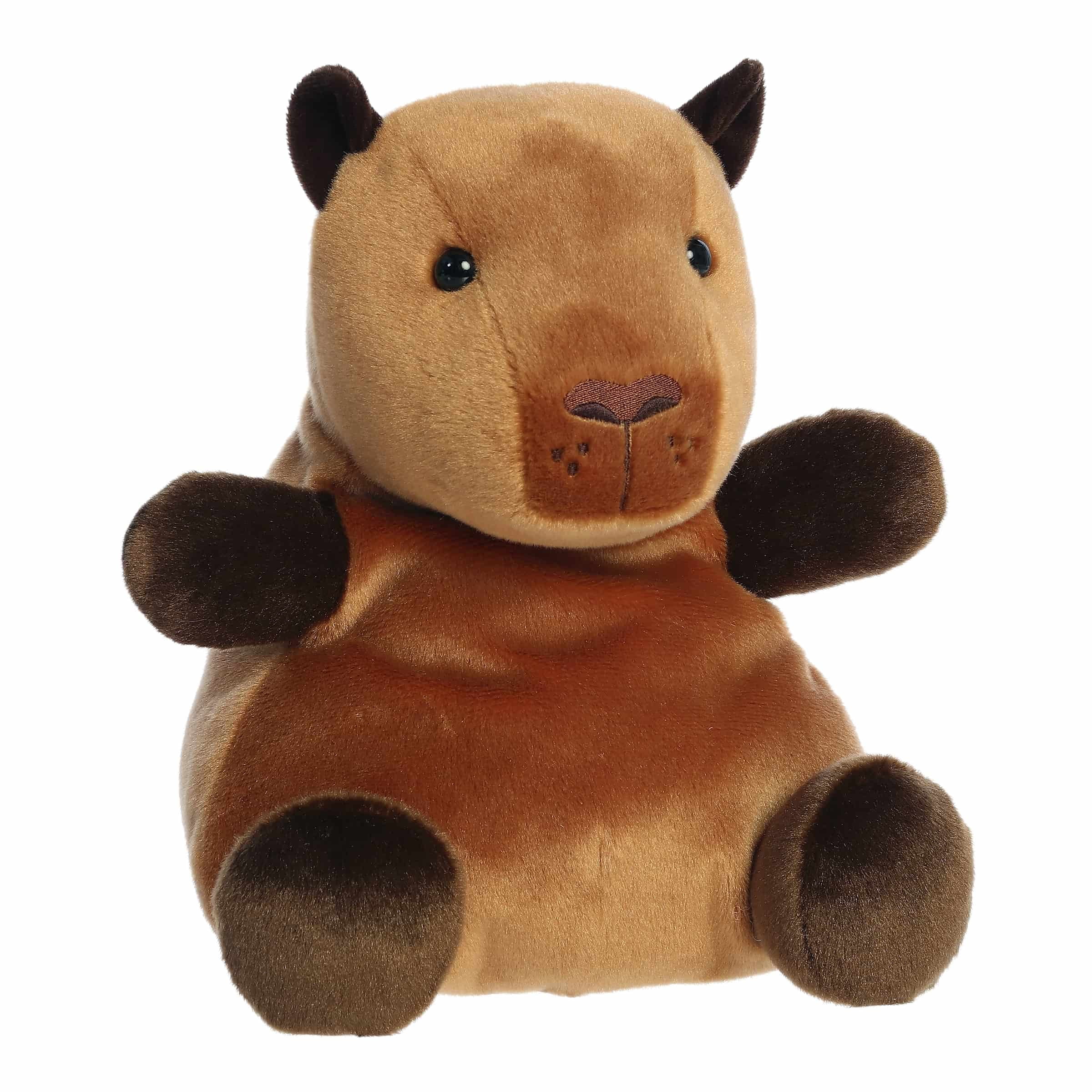Aurora - Large Brown Adorable Stuffed Animal - Party Sized 12" Sid Capybara - Palm Pals Party Sized