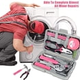 thumbnail image 3 of SUTENGDA 18/19/20Pcs Household Tool Set Portable Household Basic Hand Tool Set Multi-functional Home Tool Kit with Pliers Hammers Wrench and Screwdrivers for DIY Building Home Maintenance, 3 of 10