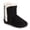 Black/Grey, variant on Women's Cadee Contour Bootie Slippers