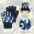 thumbnail image 5 of EvridWear Kids Children Boys Girls Magic Grip Winter Fall Gloves and Hat Set for Cool Cold Weather (2 Pairs Glove + 1 Hat), 5 of 9