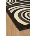thumbnail image 2 of United Weavers Cafe Area Rug 950-10360 Cappuccino Blue Loops Rings, 2 of 2