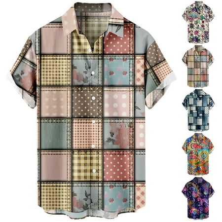 

Men Dad Short Sleeve Shirt Regular Cheap Costume for Teen and Adult