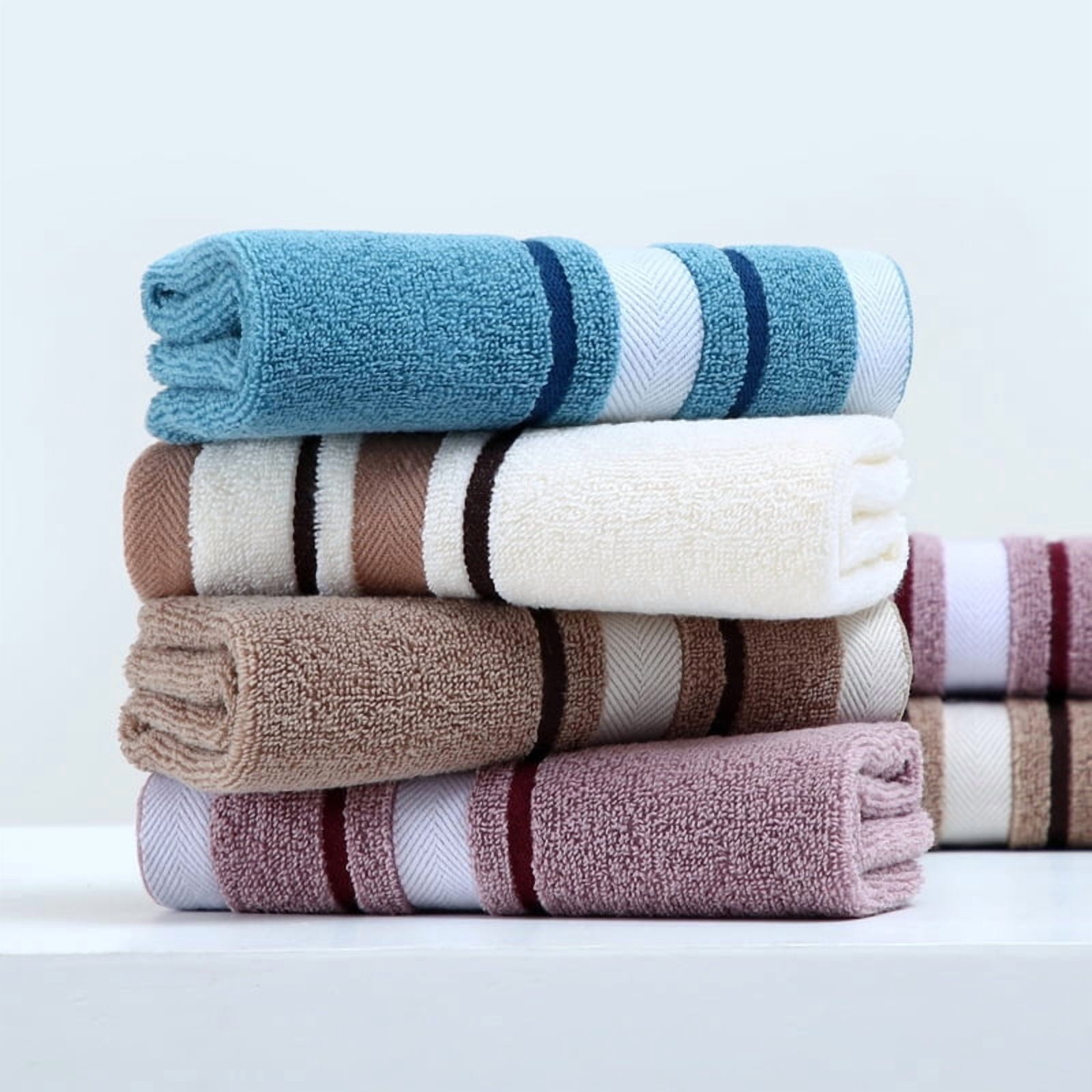 Nvzi Small Towels for Face, 6-Pcs Purple Hand Towels Cotton, 35*35cm pure Cotton Face Washcloth, Soft & Absorbent, Ideal for Bathroom/Travel/Gym .