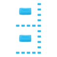 thumbnail image 1 of ziyahi 10Pcs Silicone Cake Mold Multicolor Chocolate Pudding Baking Cups Reusable Non-stick Cupcake Liners Kitchen Bakeware Blue 2Set, 1 of 6