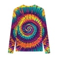 thumbnail image 4 of Ugoldhm Girls and Boys Tees Round Neck Fashion Tie Dye Long Sleeve Tops Kids Casual Fall Shirts, 4 of 5