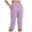 Light Purple, variant on GEWSEY Dressy Capri Pants for Women Stretch High Waisted Crop Work Pants Summer Casual Capris Slacks Yoga Trousers Dress Pant (Black, XXXL)