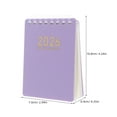thumbnail image 2 of CTIRCHIU Small Spiral Monthly Planner Calendar Notebook Portable Pocket Organizer Assorted Colors, 2 of 6