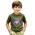 thumbnail image 4 of Toddler Kids Boys T Shirts Short Sleeve Graphic Tees Prints Casual Shirts For Youth Top Casual Blouse 8-9 Years, 4 of 4