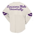 thumbnail image 3 of Women's Spirit Jersey Cream LSU Tigers Oversized T-Shirt, 3 of 3