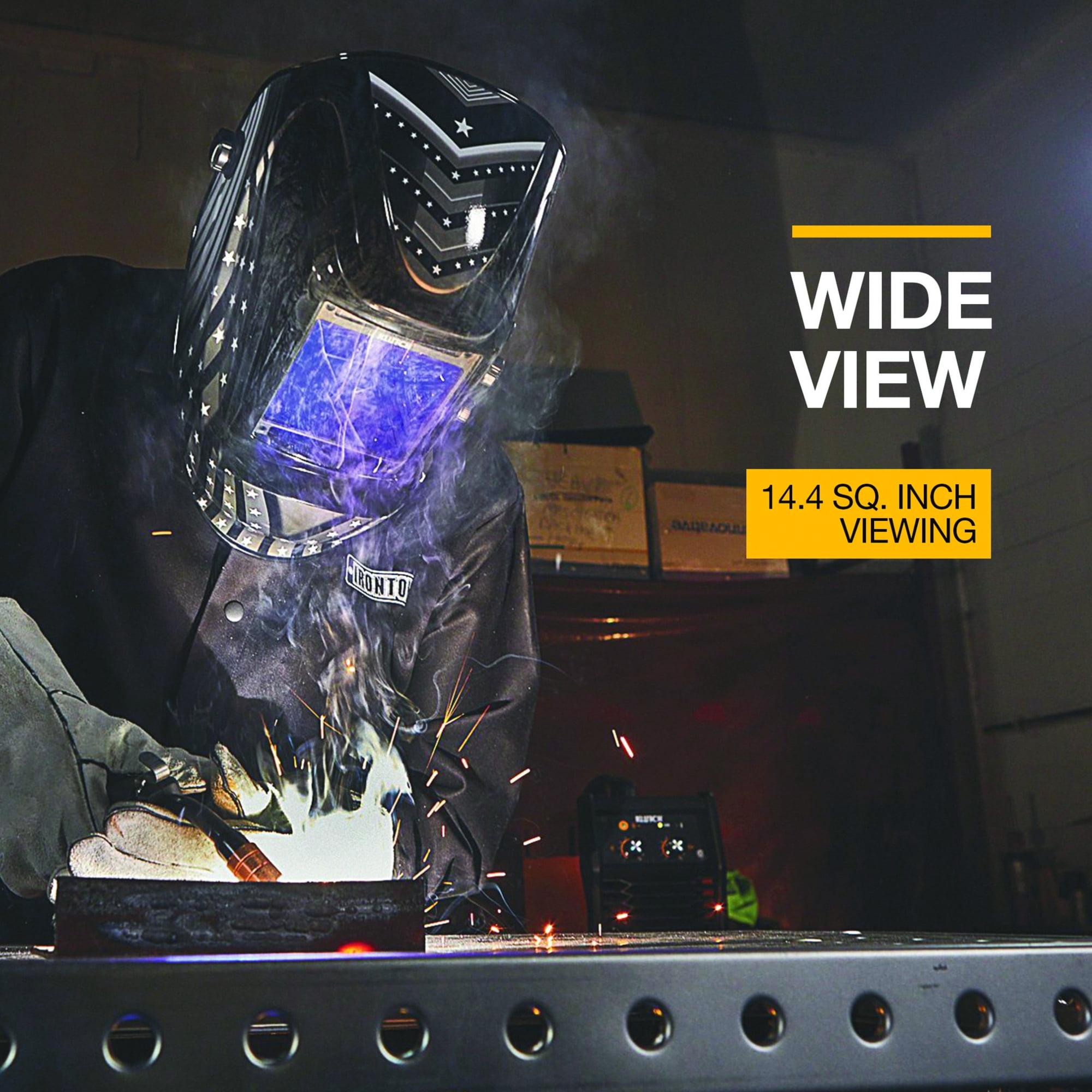 Klutch MonsterView 1400 Auto-Darkening Welding Helmet