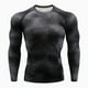 thumbnail image 1 of Minnieouse Deporte manga larga hombres cuello ropa deportiva transpirable resistencia al desgaste camisa térmica de compresión duradera Camisetas Profundo negro Minnieouse AP013563-05, 1 of 6