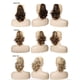 thumbnail image 3 of Pelucas con flequillo para mujer, peluca ondulada suelta, peluca de seda de alta temperatura, cabello corto femenino, cola de caballo corta y rizada, peluca postiza, 3 of 3