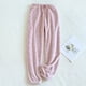 thumbnail image 2 of Pantalones de pijama de franela cálidos de invierno para mujer - Cintura elástica ajustable, ropa informal para estar por casa, M-XL, 40-75 kg, 2 of 4
