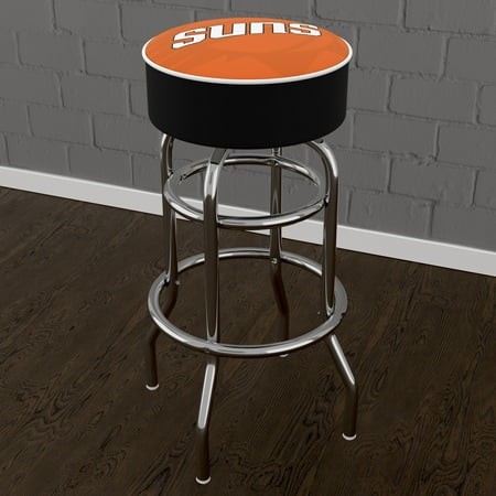 Phoenix Suns NBA Fade Padded Swivel Bar Stool - Orange, White, Black