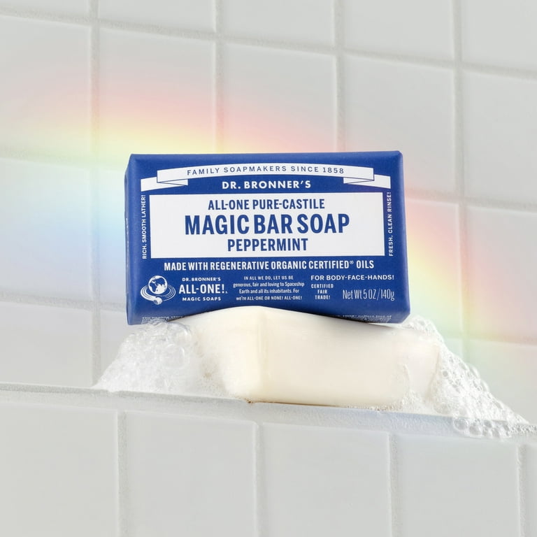 Dr. Bronner's Magic Soap - Castile Bar - Peppermint - 5 oz