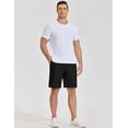thumbnail image 3 of COOFANDY Mens Casual Shorts Classic Fit Chino Dress Shorts Lighweight Stretch Flat Front Golf Shorts with Pockets, 3 of 6