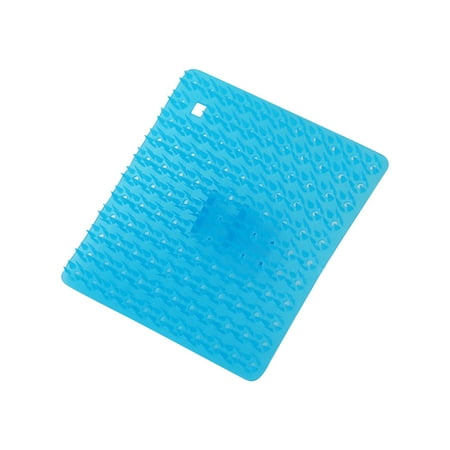

LAWOR Cleaning Tools Fruit And Vegetable Cleaning Brush Flexible Vegetable Artifact Finger Cover Multifunctional Kitchen Sink Cutting Board Small Brush Blue