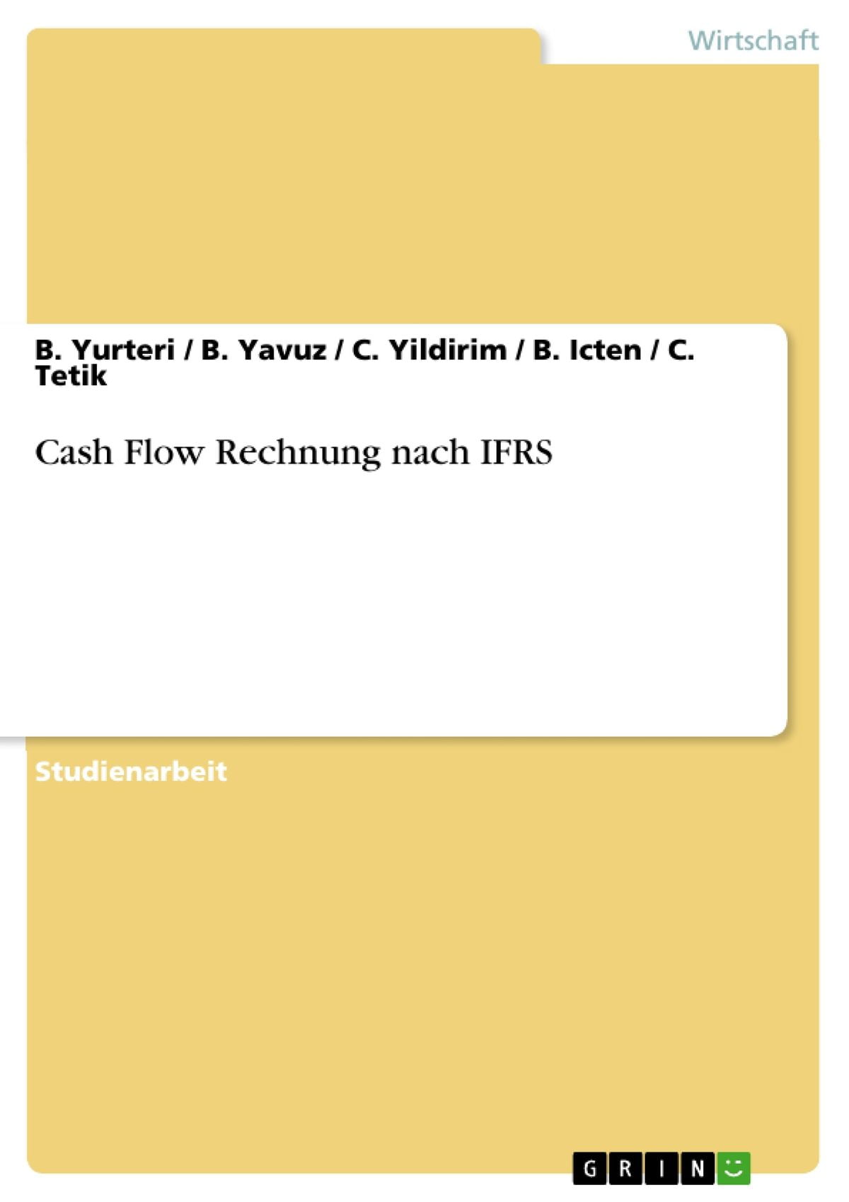 Cash Flow Rechnung nach IFRS - eBook - Walmart.com ...