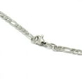thumbnail image 3 of Tarnish Resistant 304 Stainless Steel Figaro Chain Necklace Making Stainless Steel Color 17.72 inch~17.91 inch(45cm~45.5cm) 4mm, 3 of 4