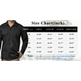 thumbnail image 6 of Thrilos Mens Long Sleeve Work Shirts Casual Button Up Shirts Quick Dry Business Tops with 2 Pockets, 6 of 6