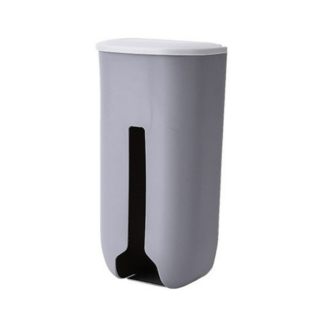 EGNMCR Storage Containers, Kitchen Storage & Organization Plastic Bag Storage Box Kitchen Wall-mounted Garbage Bag Box Extraction Garbage Bag Storage Box Trash sack storage