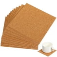 thumbnail image 3 of 10 PCS Cork Sheets for Crafts Square Board Tiles Heat Resistant, 3 of 8