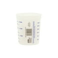 thumbnail image 5 of United Solutions 1 Quart Round Measure Right Plastic Mixing Container, Clear, 1 Each, 5 of 5