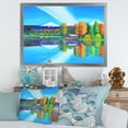 thumbnail image 3 of Designart 'Reflection Of Mountain and Sky On The Lake Water' Nautical & Coastal Framed Art Print, 3 of 4