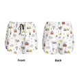 thumbnail image 3 of Balery Farm Animals Pantalones cortos deportivos para mujer con forro y dos bolsillos, elásticos, para entrenamiento, gimnasio, yoga-X-Large, 3 of 7