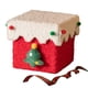 thumbnail image 5 of Caja de regalo de Navidad, caja de dulces, soporte decorativo con tapa, manualidades de bricolaje, decoración navideña para celebración, recuerdo de Rojo con tapa blanca, 5 of 8