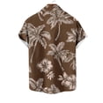 thumbnail image 4 of Styesk T-Shirts pour Homme Mode Décontractée Imprimé Poche Bouton Manches Courtes Col Rabattu Blouse Chemise, 4 of 5
