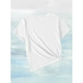 thumbnail image 2 of T-Shirt Graphique "Premier Jour d'École" pour Filles - T-Shirt Décontracté à Col Rond avec Crayons, Règles et Étoiles, Haut d'Été à Manches Courtes pour Jeu Extérieur et Usage Quotidien, Vêtements d'École, Ajustement Confortable, 2 of 7