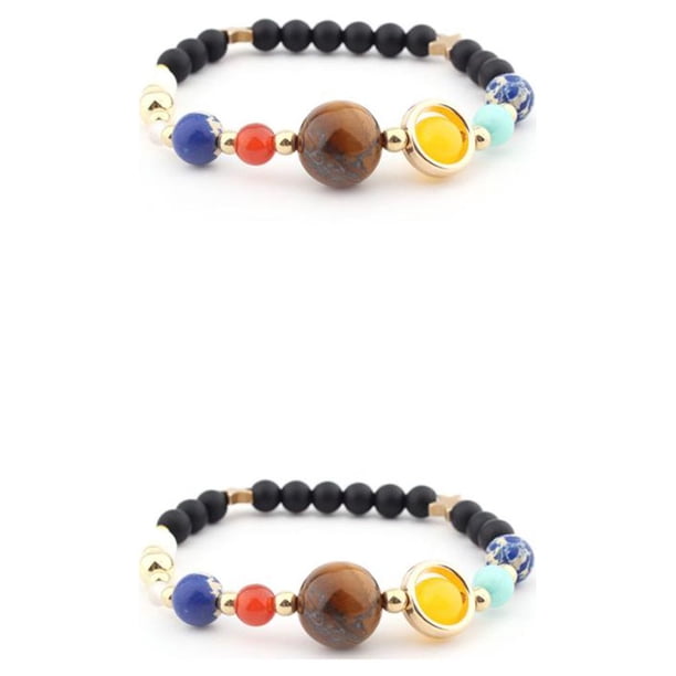 Qarigey Brazalete de sistemas solares Elegante brazalete unisex hecho a mano fácil de combinar Type2 NO2