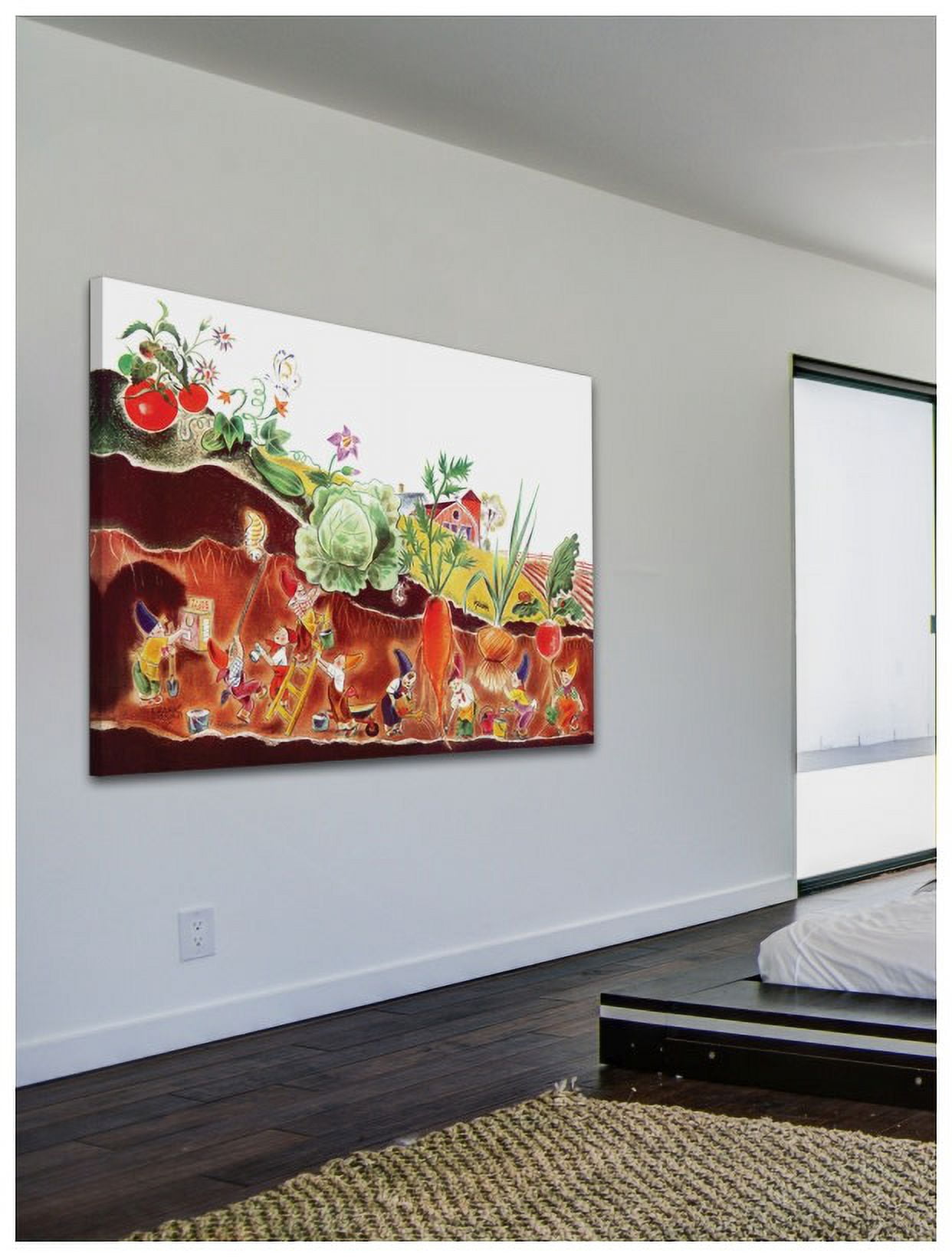 Marmont Hill "Garden" by Curtis Painting Print on Canvas